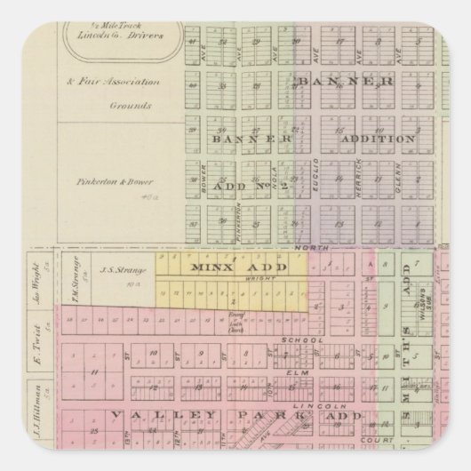 カンザス・ネスカトゥンカ・ビバリー・リンカーン・センター スクエアシール (正面)