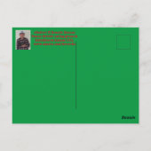 カンザス・バニー・ラビットがポストカードを閉じる。 ポストカード (裏面)