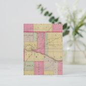 カンザス、ベレフォント、ホジマンとフォード郡 ポストカード (スタンド正面)