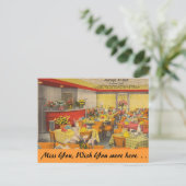 カンザス、リドロイズ81グリル、ウィチタ ポストカード (スタンド正面)