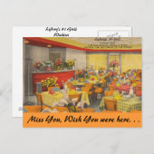 カンザス、リドロイズ81グリル、ウィチタ ポストカード (正面/裏面)