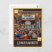 カンザス・リーヴンワース |ヴィンテージ ポストカード (正面/裏面)