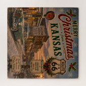 カンザス ルート66 クリスマスの思い出 ジグソーパズル (横)