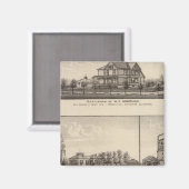 カンザス・ロスビル マグネット (正面/裏面)