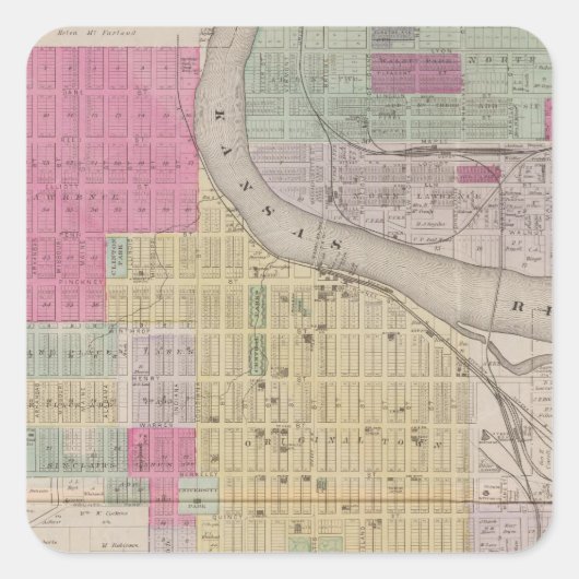 カンザス・ローレンス スクエアシール (正面)