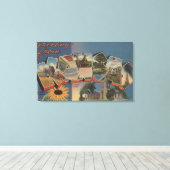 カンザス(州首都/花) キャンバスプリント (インサイチュ (ウッドフロア))