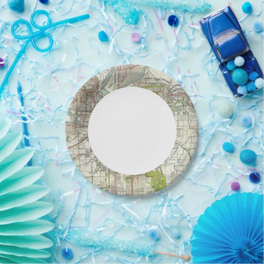 カンザ素晴らしス·シティ ペーパープレート (パーティー)