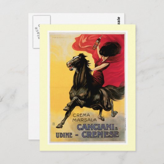 カンシアニ&クレムセヴィンテージワインアドアート ポストカード (正面/裏面)