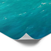 カンジャナブリ州タイのエラワンの滝 ポスター (角)