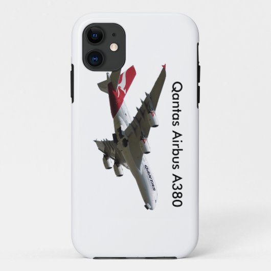 カンタス航空A380機 Case-Mate iPhoneケース (裏面)