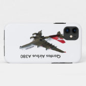 カンタス航空A380機 Case-Mate iPhoneケース (裏面(横))