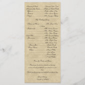 カンタブリアの枝と赤いオリーブがベージュ色プログラム プログラム (裏面)