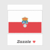 カンタブリア国旗 シール (シート)