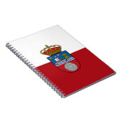 カンタブリア州(スペイン)の旗 ノートブック (右側)