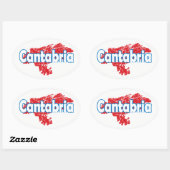 カンタブリア 楕円形シール (シート)