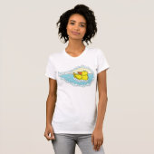 カンタベリのアヒルのゴムのおもちゃの女性用シャツ Tシャツ (正面フル)