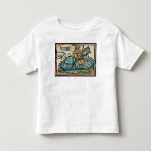 「カンタベリーの物語からのイラストレーション トドラーTシャツ