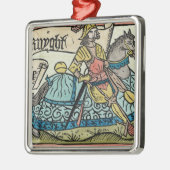 「カンタベリーの物語からのイラストレーション メタルオーナメント (左)