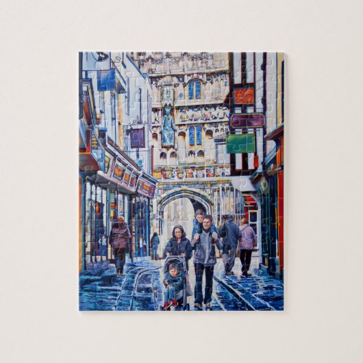 カンタベリーの物語のクラシックなパズル ジグソーパズル (縦)