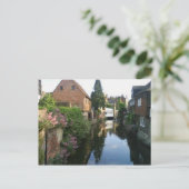 カンタベリーの素早く身をかがめる腰掛けの側面の川Stour ポストカード (スタンド正面)