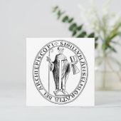 カンタベリーの聖アンセルムの封印 (スタンド正面)