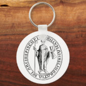 カンタベリーの聖アンセルムの封印 キーホルダー (正面)