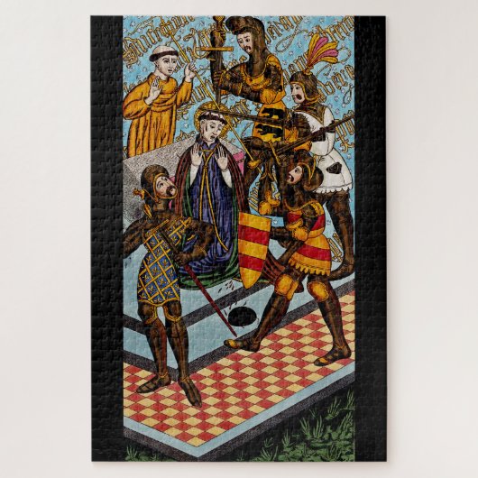 カンタベリーの聖トマスの殉教 ジグソーパズル (縦)