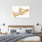 カンタベリー大聖堂。素晴らしイギリス キャンバスプリント (インサイチュ (寝室))