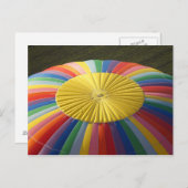 カンタベリー州メスベンの近くの熱気球2 ポストカード (正面/裏面)