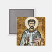 カンタベリー正教会キリスト教徒の聖アウグスティヌス マグネット (正面/裏面)