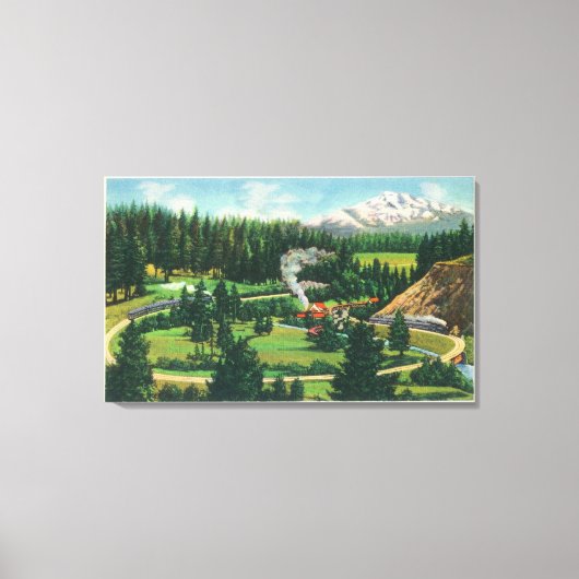 カンタラループの空中表示，サクラメント キャンバスプリント (正面)