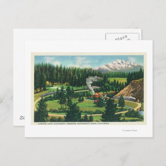 カンタラループの空中表示,サクラメント ポストカード (正面/裏面)
