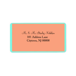 カンタロープブルータイポグラフィ ラベル