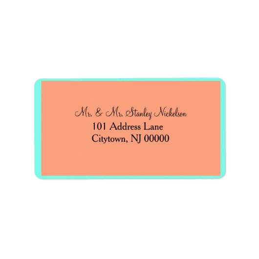 カンタロープブルータイポグラフィ ラベル (正面)