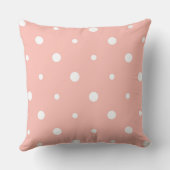 カンタロープメロンと白いドット クッション (裏面)