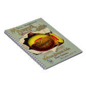 カンタロープ種の広告 アンティーク アート ノートブック (右側)