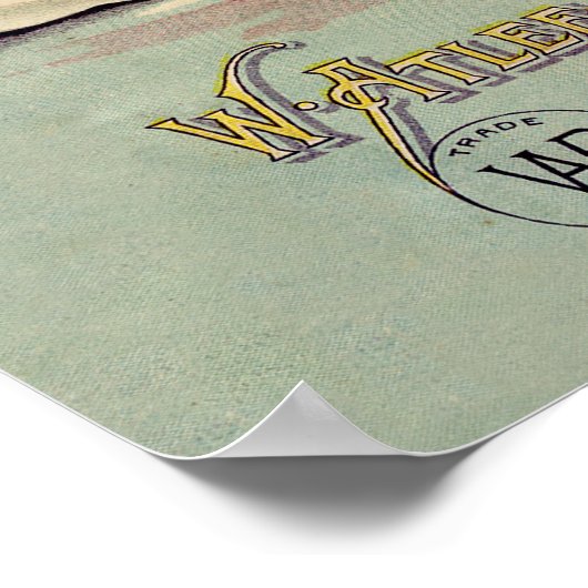 カンタローペシード広告ズアートアンティーク ポスター (角)