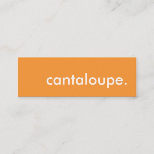 カンタローペ スキニー名刺 (正面)