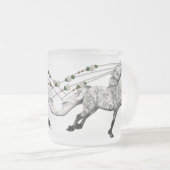 カンターリンググレーアイスランドマーレグラ フロストグラスマグカップ (正面右)