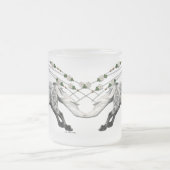 カンターリンググレーアイスランドマーレグラ フロストグラスマグカップ (中央)