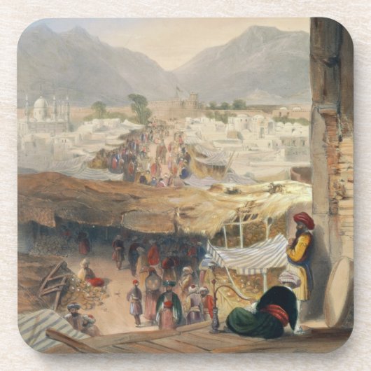 カンダハル、主なバザーおよび砦の都市 コースター (正面)