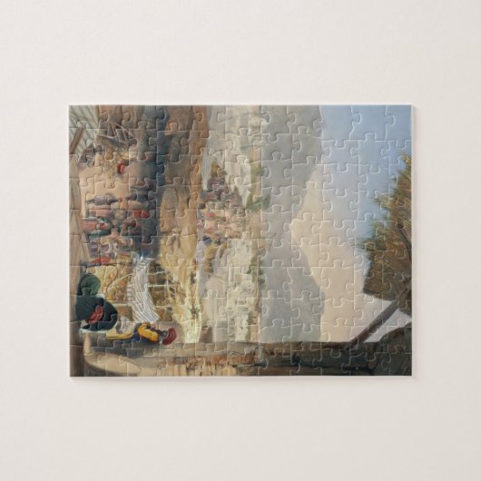 カンダハル、主なバザーおよび砦の都市 ジグソーパズル (横)