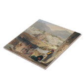 カンダハル、主なバザーおよび砦の都市 タイル (側面)