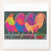 カンティナロスターズ ガラスコースター (正面)