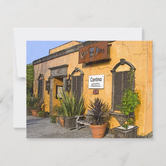 「カンティナ」パーソナライズされた招待状 招待状 (正面)