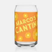 カンティパーソナライズされたナ ガラス缶 (正面)