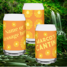 カンティパーソナライズされたナ ガラス缶