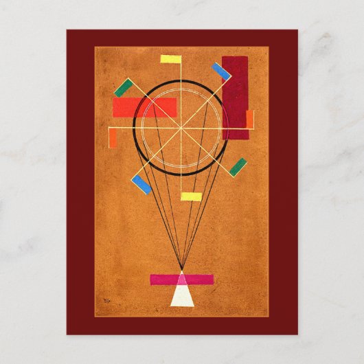 カンディすてきンスキー絵画、抽象芸術、 ポストカード (正面)