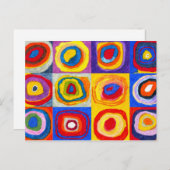 カンディスキー円はがき ポストカード (正面/裏面)