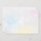 カンディランド·キャンディ·テーマの誕生日パーティー 招待状 (裏面)